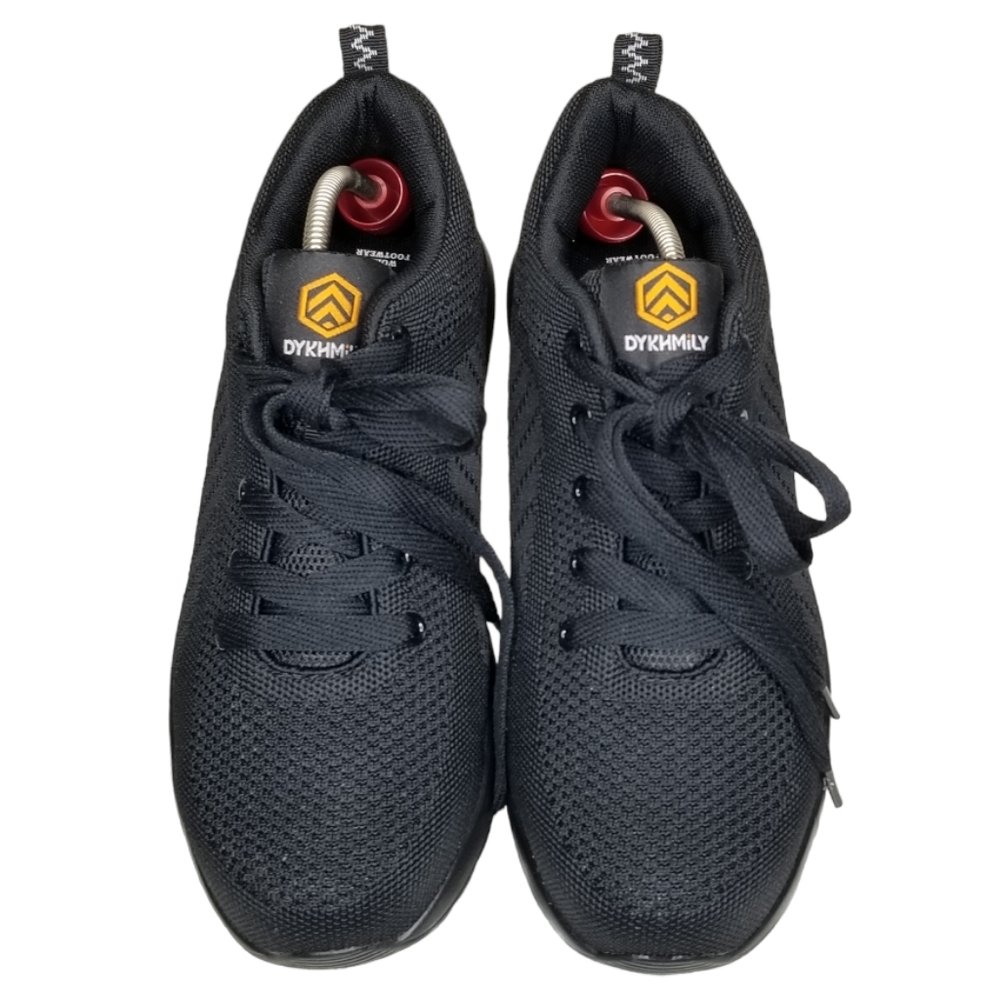 DYKHMILY Air‎ Cushion Steel Toe Shoes for Women Slip Resistant Safety Sneakers